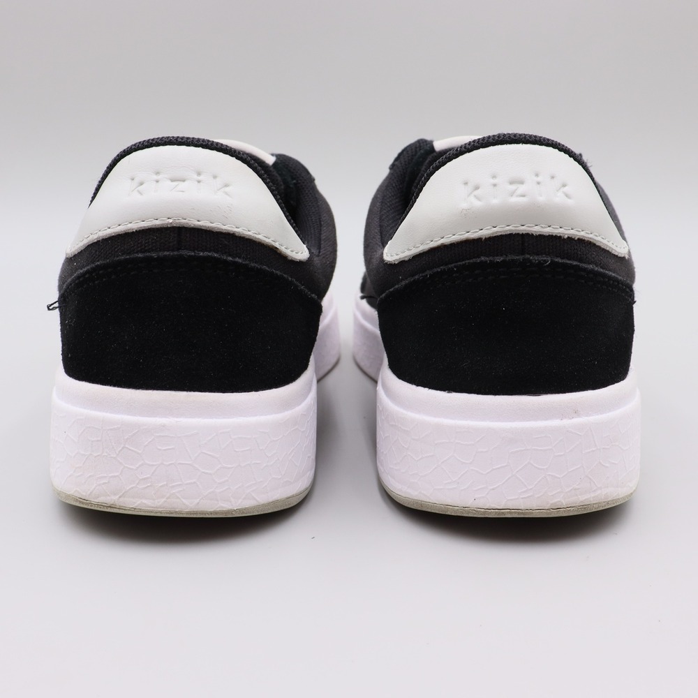Kizik Prague Black Canvas Suede Hands-Free Slip On Sneakers Womens 7 Mens 5.5 US - Picture 6 of 8